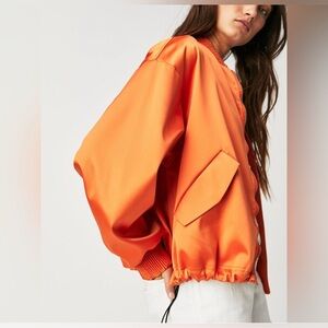 NWOT Free People Echo Bomber Jacket